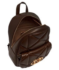 LOVE MOSCHINO EMBOSSED QUILTED Mochila acolchada marr&oacute;n - Bolsos Mujer - 5