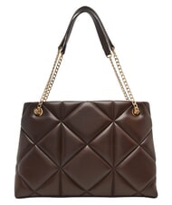 LOVE MOSCHINO EMBOSSED QUILTED Bolso de hombro con doble asa. marr&oacute;n - Bolsos Mujer - 4