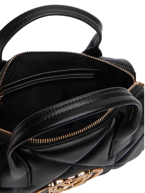 EMBOSSED QUILTED Bolso de mano con correa para el hombro. negro - Bolsos Mujer