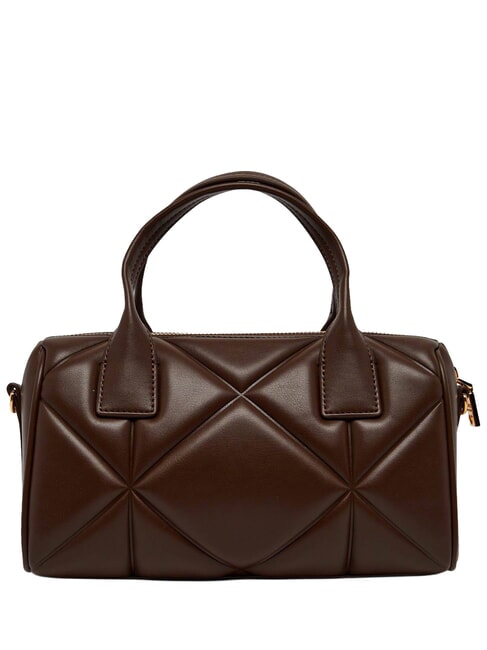 EMBOSSED QUILTED Bolso de mano con correa para el hombro. marr&oacute;n - Bolsos Mujer