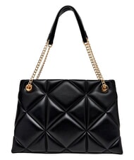 LOVE MOSCHINO EMBOSSED QUILTED Bolso de hombro con doble asa. negro - Bolsos Mujer - 4