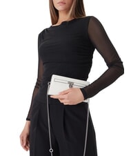 MICHAEL KORS HAMILTON MODERNE Minibolso de hombro blanco &oacute;ptico - Bolsos Mujer - 2