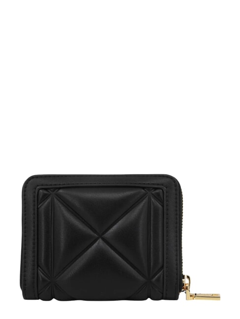 EMBOSSED QUILTED Cartera mediana con cremallera negro - Carteras Mujer