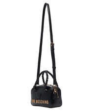 LOVE MOSCHINO TWIRL Minibolso con correa para el hombro negro - Bolsos Mujer - 4