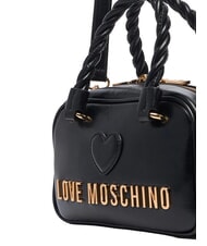 LOVE MOSCHINO TWIRL Minibolso con correa para el hombro negro - Bolsos Mujer - 5