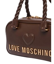 LOVE MOSCHINO TWIRL Minibolso con correa para el hombro marr&oacute;n/marr&oacute;n - Bolsos Mujer - 5