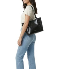 THE BRIDGE MAGDA Bolso de hombro de piel Oro negro - Bolsos Mujer - 2