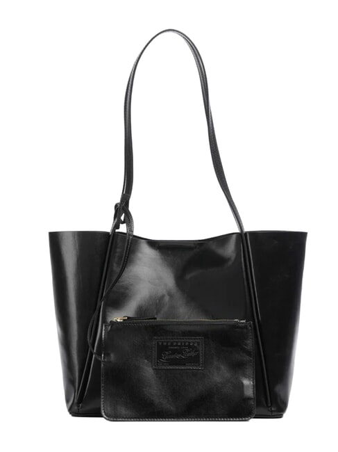 MAGDA Bolso de hombro de piel Oro negro - Bolsos Mujer