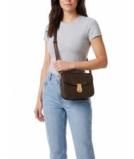 THE BRIDGE MIA Minibolso de hombro moca con oro - Bolsos Mujer - 2