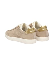 ARMANI EXCHANGE BEA Zapatillas de cuero arena + oro p&aacute;lido - Zapatos Mujer - 3