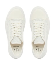 ARMANI EXCHANGE JANE Zapatillas blanco roto+blanco roto - Zapatos Mujer - 4