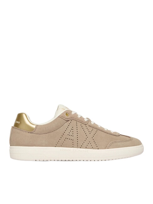 BEA Zapatillas de cuero arena + oro p&aacute;lido - Zapatos Mujer