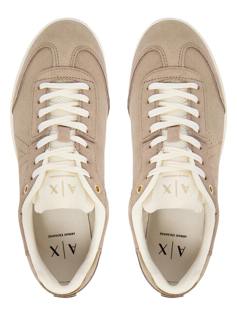 BEA Zapatillas de cuero arena + oro p&aacute;lido - Zapatos Mujer