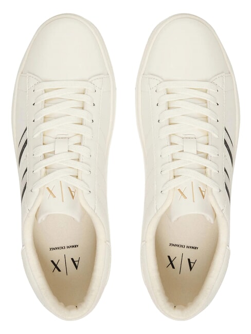 LONDON Zapatillas blanco roto + negro - Zapatos Mujer
