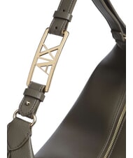 ARMANI EXCHANGE LIZ PEBBLE Bolso de hombro grande tipo hobo sabana - Bolsos Mujer - 3