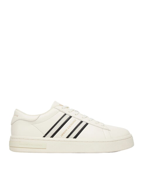 LONDON Zapatillas blanco roto + negro - Zapatos Mujer