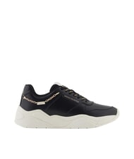 ARMANI EXCHANGE A|X Chain  Zapatillas de cuero negro+negro - Zapatos Mujer - 2
