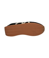 ARMANI EXCHANGE ROYALE SUEDE AIR MESH Zapatillas negro/oro p&aacute;lido - Zapatos Mujer - 5