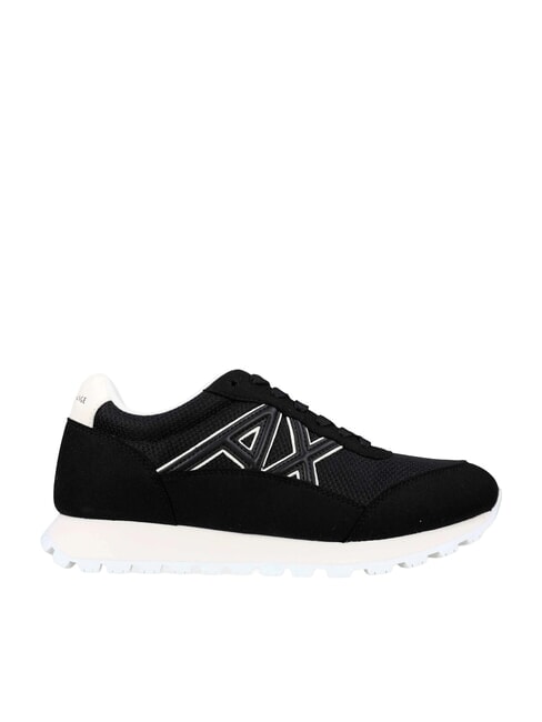 DROP MICROSUEDE Zapatillas con logo lateral negro + blanquecino - Zapatos Mujer