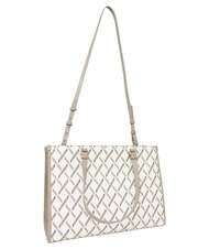 ARMANI EXCHANGE A|X LOGO ALL OVER Bolso de hombro, con correa para el hombro blanco roto / arena - Bolsos Mujer - 2