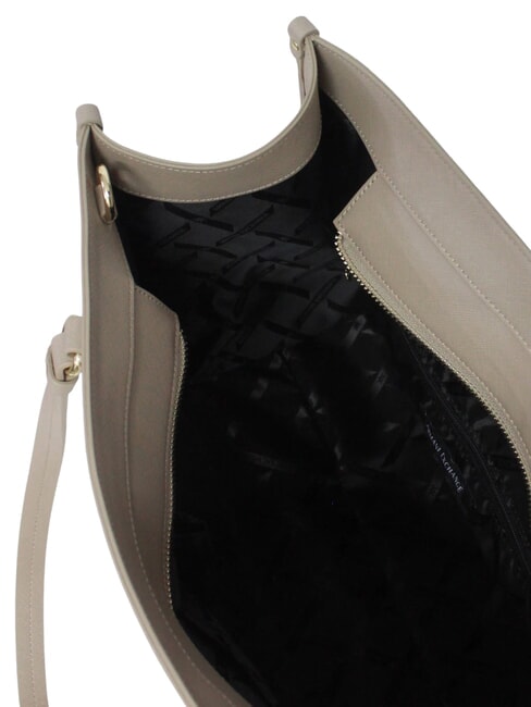 A|X LOGO ALL OVER Bolso de hombro, con correa para el hombro blanco roto / arena - Bolsos Mujer