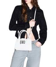 ARMANI EXCHANGE JODIE Mini bolso tipo cartera blanquecino - Bolsos Mujer - 6