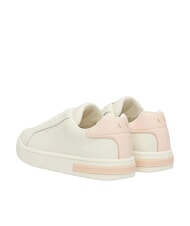 ARMANI EXCHANGE A|X Zapatillas de piel blanco roto + rosa sal - Zapatos Mujer - 3