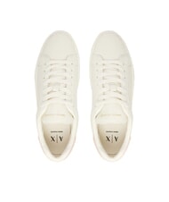 ARMANI EXCHANGE A|X Zapatillas de piel blanco roto + rosa sal - Zapatos Mujer - 4