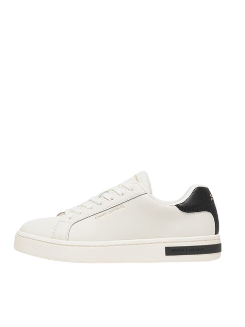 A|X Zapatillas de piel blanco roto + negro - Zapatos Mujer