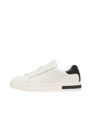 ARMANI EXCHANGE A|X Zapatillas de piel blanco roto + negro - Zapatos Mujer - 2
