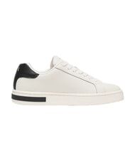 ARMANI EXCHANGE A|X Zapatillas de piel blanco roto + negro - Zapatos Mujer - 3