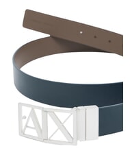 ARMANI EXCHANGE A|X Cintur&oacute;n de doble cara azul marino/marr&oacute;n oscuro - Cinturones - 2