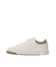 ARMANI EXCHANGE ACTION Zapatillas de cuero blanco roto + brillo invernal - Zapatos Hombre - 2