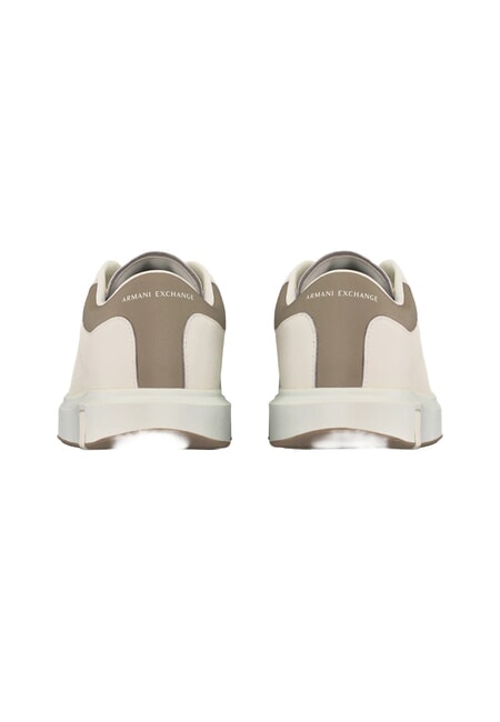 ACTION Zapatillas de cuero blanco roto + brillo invernal - Zapatos Hombre