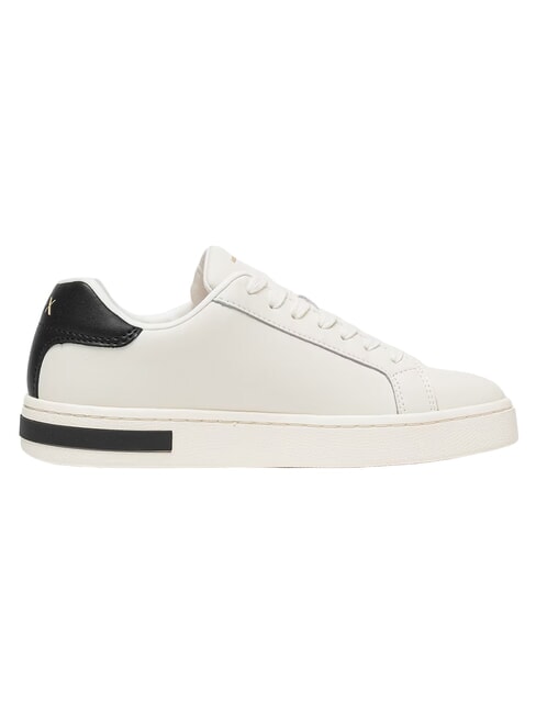 A|X Zapatillas de piel blanco roto + negro - Zapatos Mujer