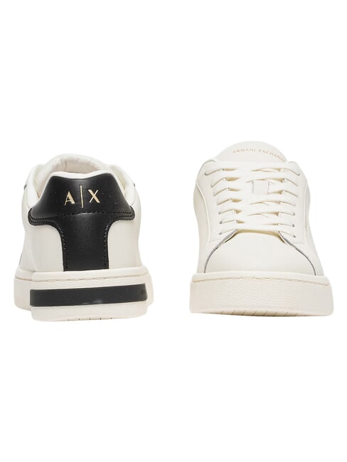 A|X Zapatillas de piel blanco roto + negro - Zapatos Mujer