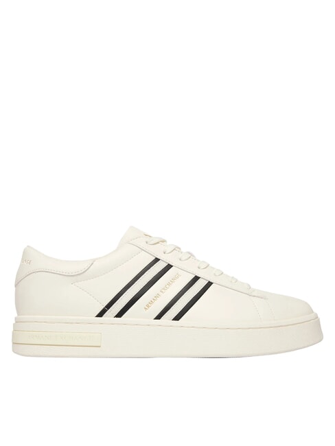 LONDON Zapatillas blanco roto + negro - Zapatos Hombre