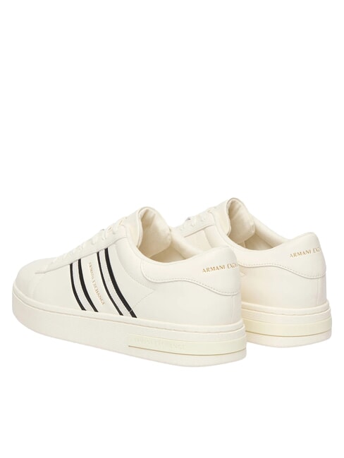 LONDON Zapatillas blanco roto + negro - Zapatos Hombre