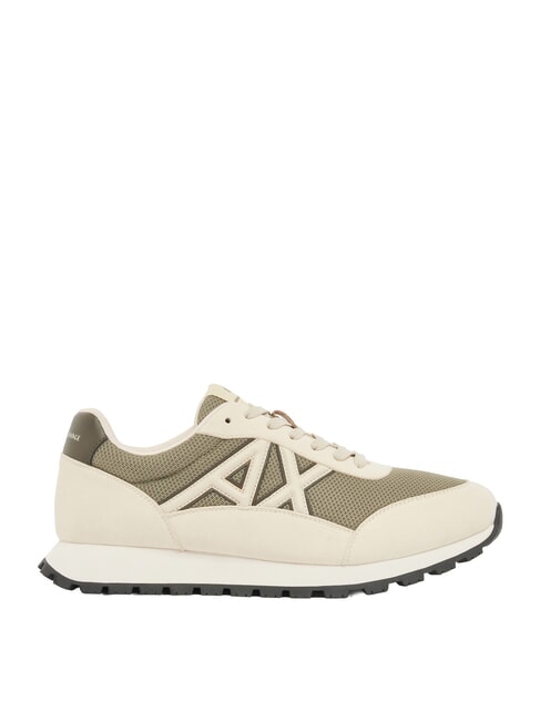 DROP MICROSUEDE Zapatillas con logotipo en contraste crema + toque invernal - Zapatos Hombre