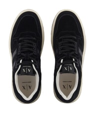 ARMANI EXCHANGE VENICE Zapatillas de cuero negro - Zapatos Hombre - 4