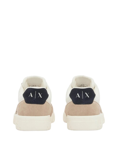 DUCK Zapatillas de cuero tierra + azul marino intenso + blanco roto - Zapatos Hombre