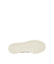 ARMANI EXCHANGE DUCK Zapatillas de cuero tierra + azul marino intenso + blanco roto - Zapatos Hombre - 5