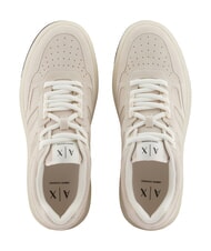 ARMANI EXCHANGE VENICE Zapatillas de cuero blanquecino - Zapatos Hombre - 4