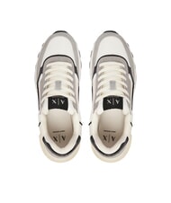 ARMANI EXCHANGE DUSSELDORF Zapatillas blanco roto + gris - Zapatos Hombre - 4