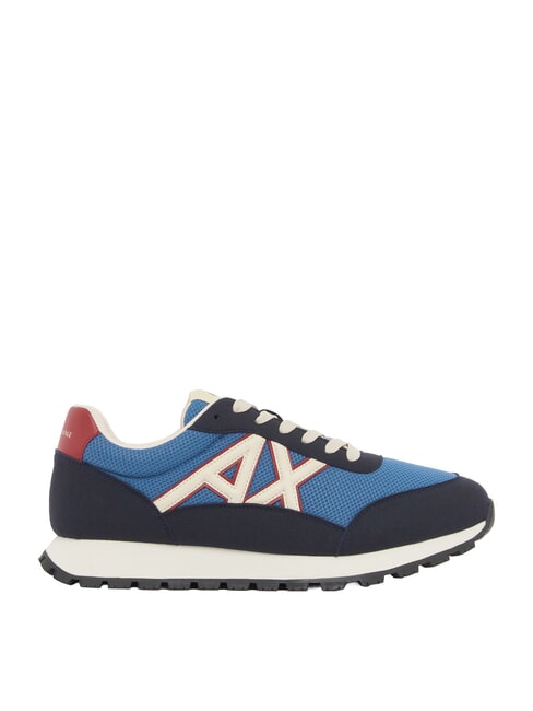 DROP MICROSUEDE Zapatillas con logotipo en contraste azul marino intenso + azul chino - Zapatos Hombre