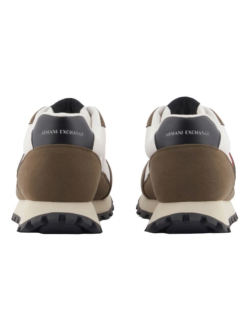 DROP MICROSUEDE Zapatillas con logotipo en contraste almizcle + blanco roto - Zapatos Hombre