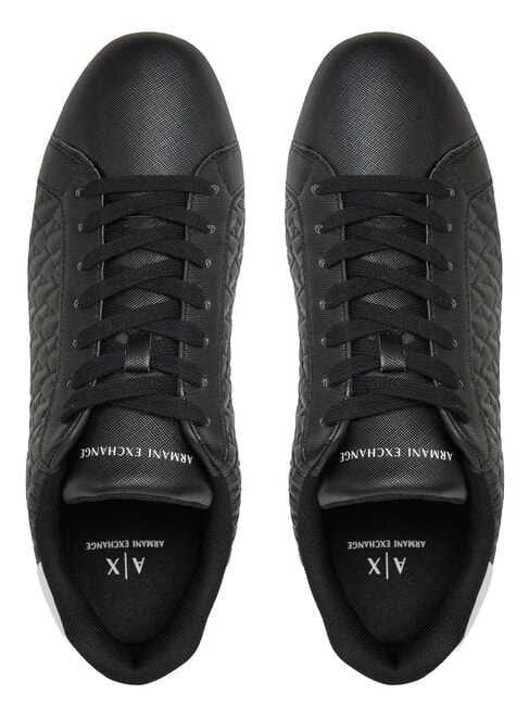 LONDON Zapatillas negro + blanco &oacute;ptico - Zapatos Hombre