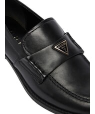 GUESS BELISO mocasines de cuero NEGRO - Zapatos Mujer - 6