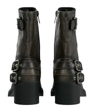 GUESS MATWELL2 Botines con tac&oacute;n de 6 cm. topo negro - Zapatos Mujer - 4