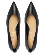 GUESS CASEN escote de cuero NEGRO - Zapatos Mujer - 3